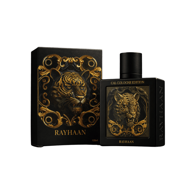 Rayhaan Tiger Cal Cologne Edition Extrait de Parfum Spray for Unisex,3.4 Ounce
