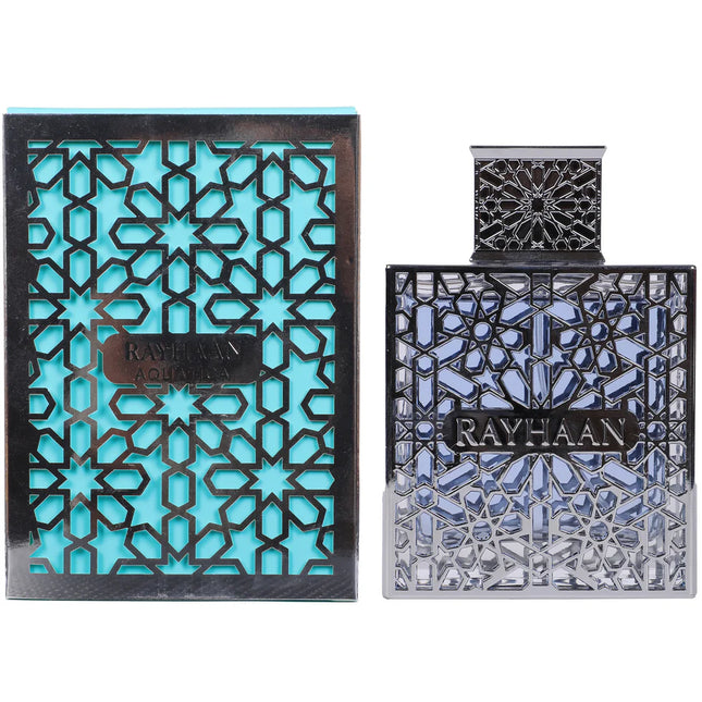 Rayhaan Aquatica Eau de Parfum for Men 3.4 Ounce