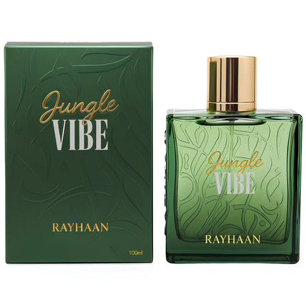 Rayhaan Jungle Vibe Eau de Parfum Spray for Unisex,3.4 Ounce
