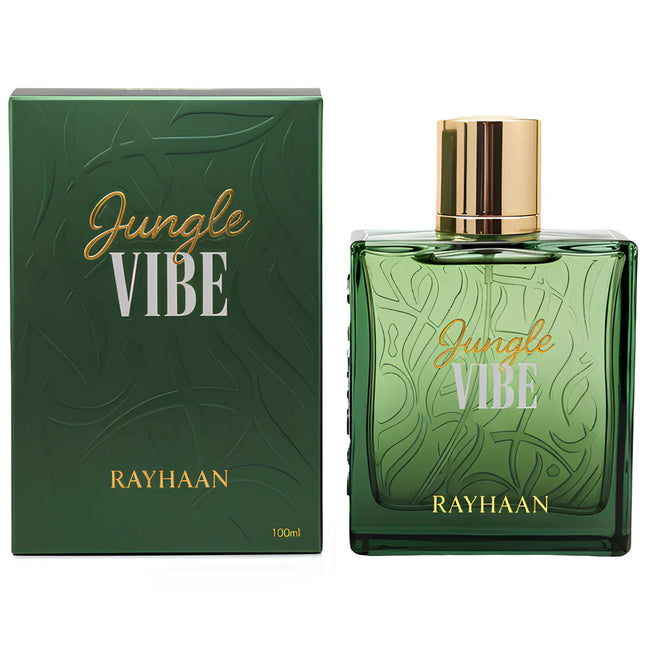 Rayhaan Jungle Vibe Eau de Parfum Spray for Unisex,3.4 Ounce