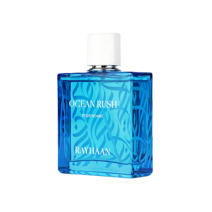 Rayhaan Ocean Rush Eau de Parfum for Men, 3.4 Ounce