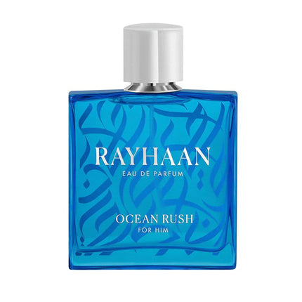 Rayhaan Ocean Rush Eau de Parfum for Men, 3.4 Ounce