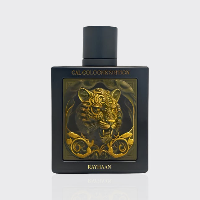 Rayhaan Tiger Cal Cologne Edition Extrait de Parfum Spray for Unisex,3.4 Ounce