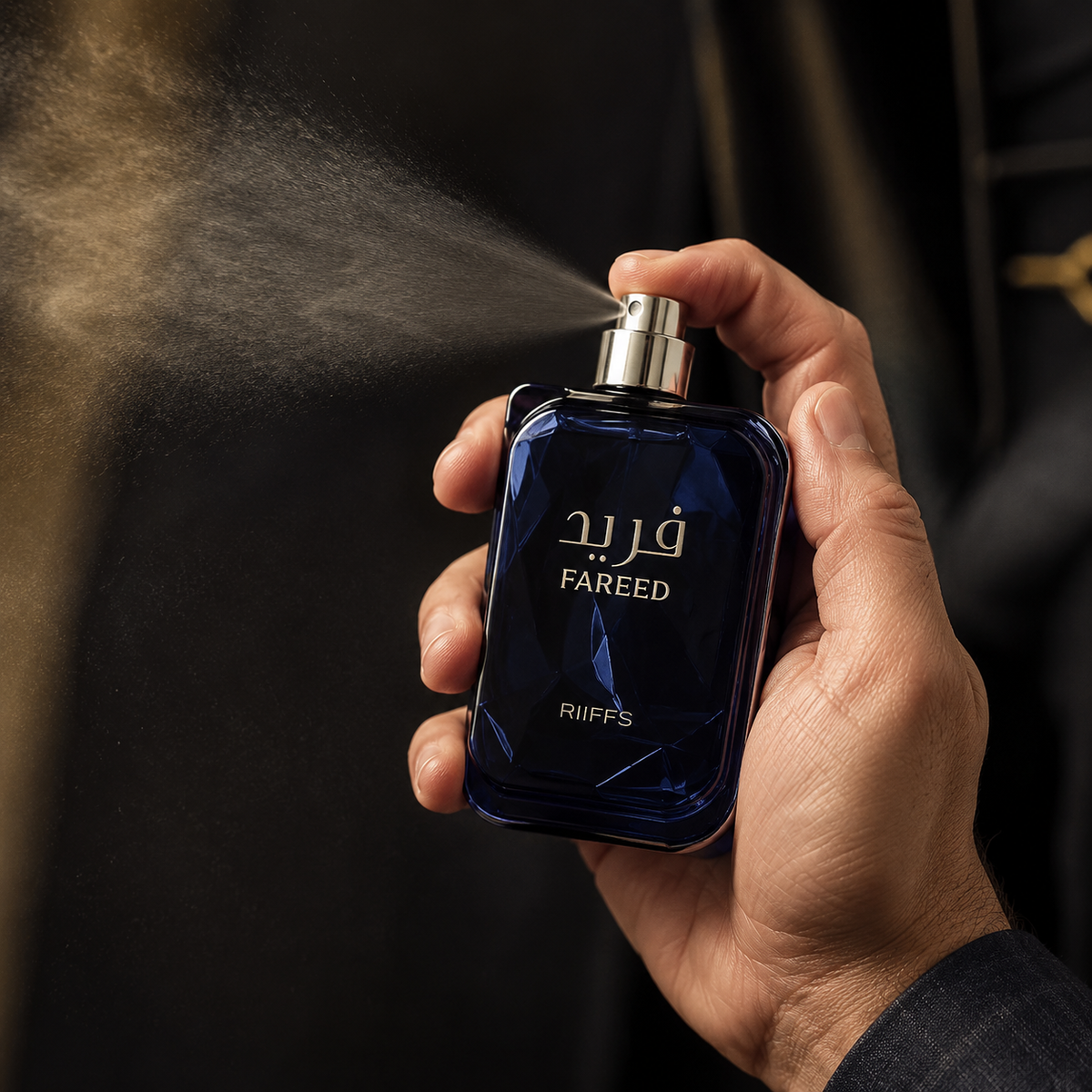 Riiffs Fareed Eau de Parfum Spray for Men, 3.4 Ounce
