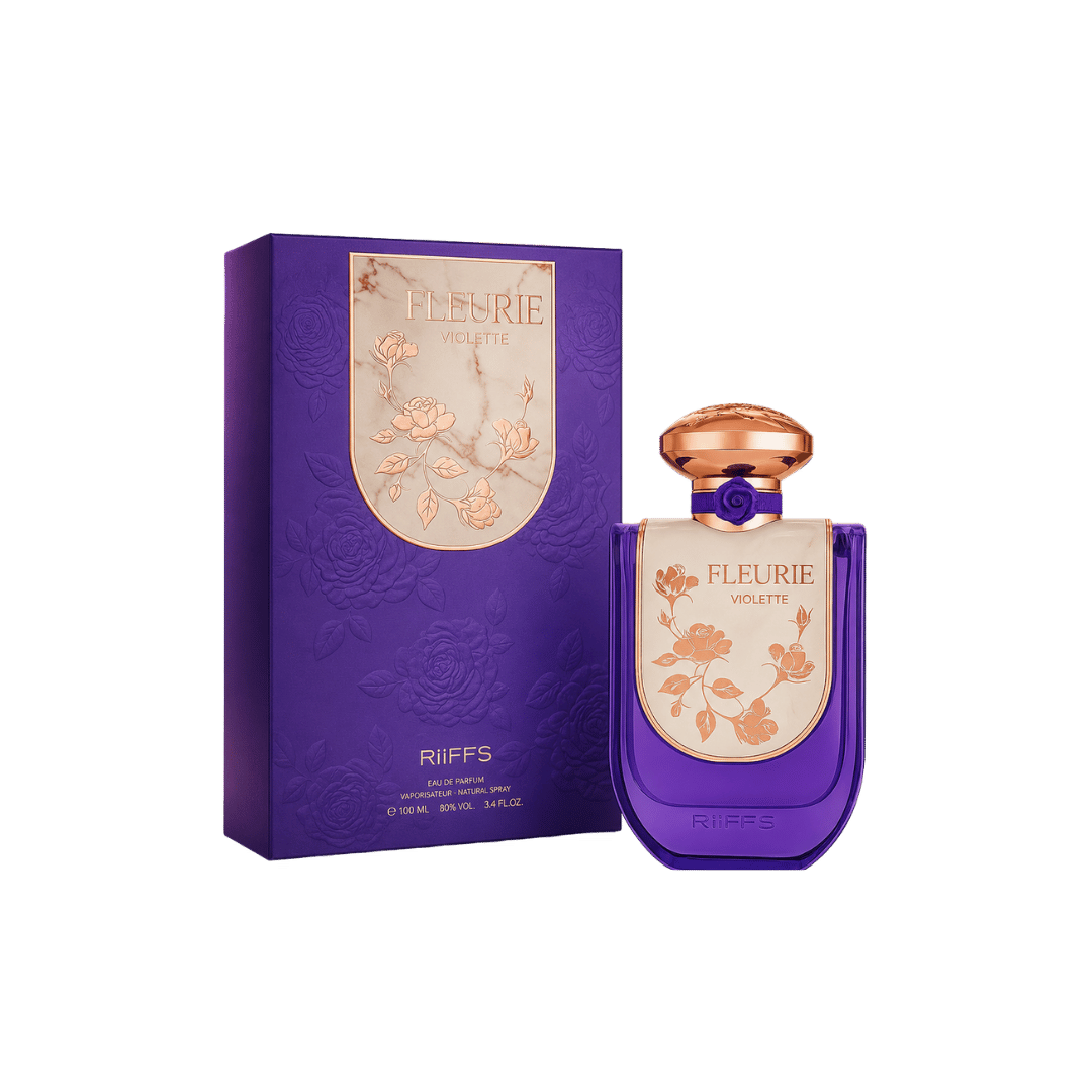 Riiffs Fleurie Violette Eau de Parfum Spray for Women, 3.4 Ounce