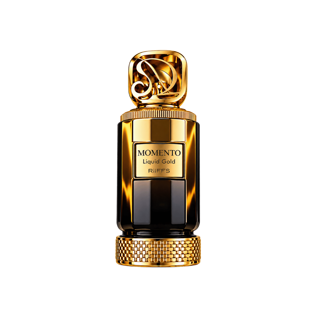 Riiffs Momento Liquid Gold Extrait de Parfum Spray for Unisex, 3.4 Ounce