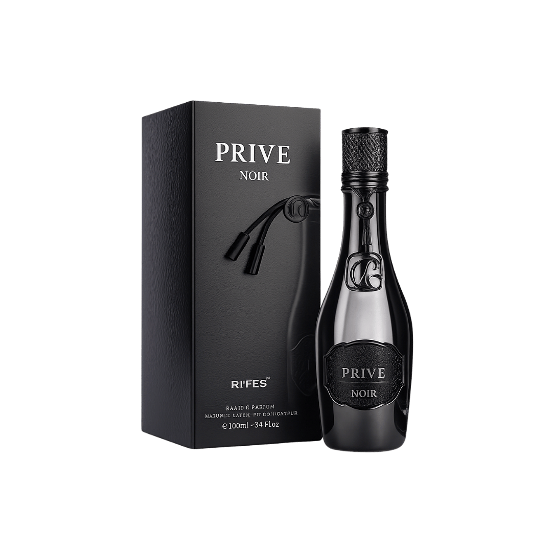 Riiffs Prive Noir Eau de Parfum Spray for Men, 3.4 Ounce