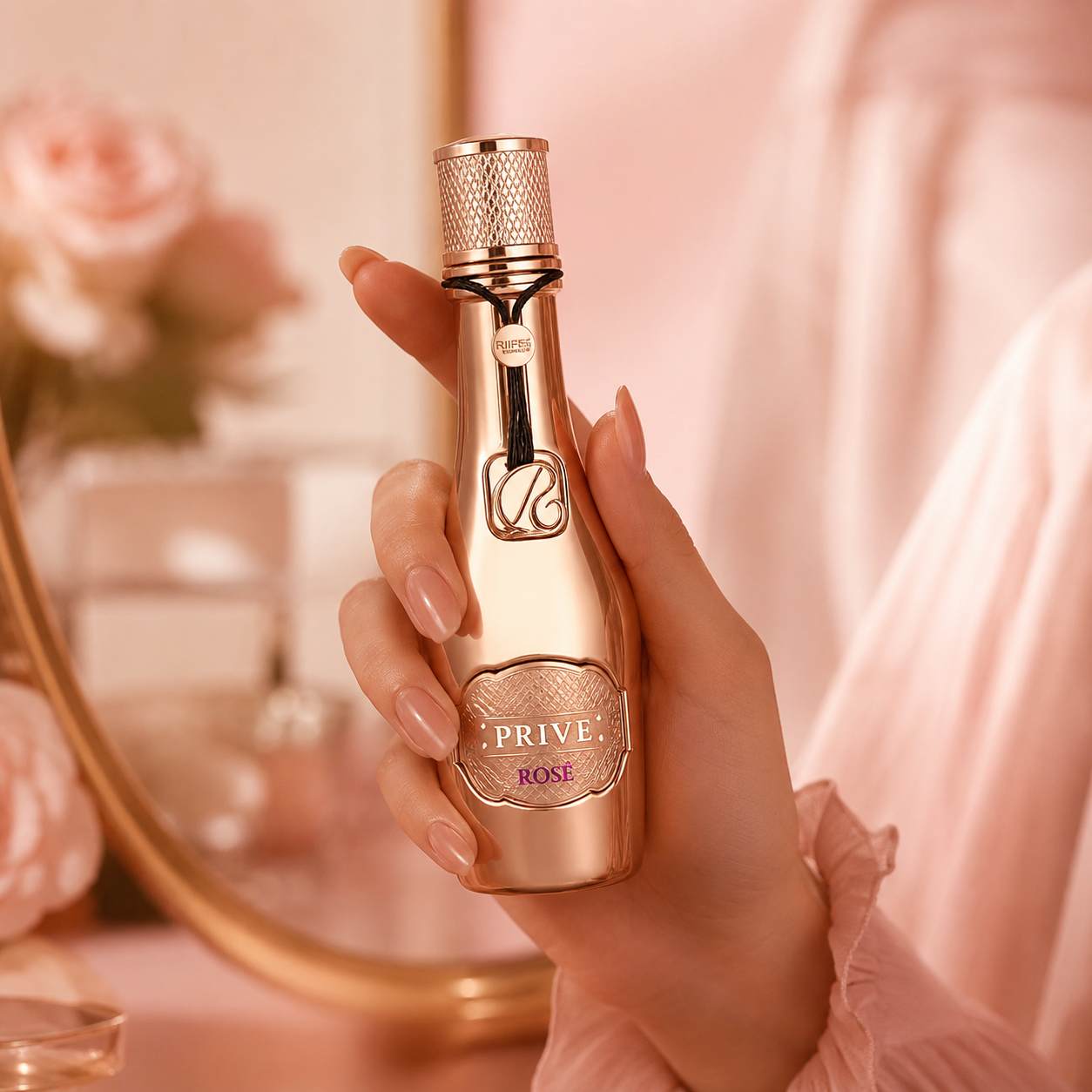 Riiffs Prive Rose Eau de Parfum Spray for Women, 3.4 Ounce