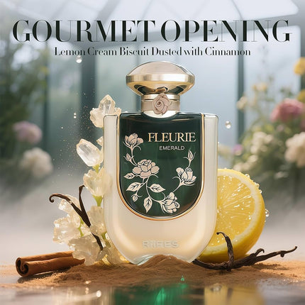 Riiffs Fleurie Emerald Eau de Parfum Spray for Unisex, 3.4 Ounce