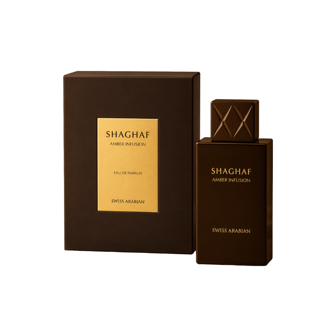 Swiss Arabian Shaghaf Amber Infusion Extrait De Parfum For Unisex 2.50 Ounce
