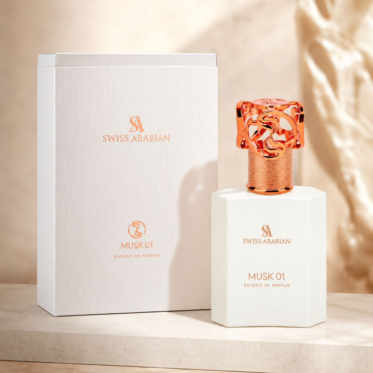 Swiss Arabian Musk 01 Extrait De Parfum For Unisex 1.70 Ounce