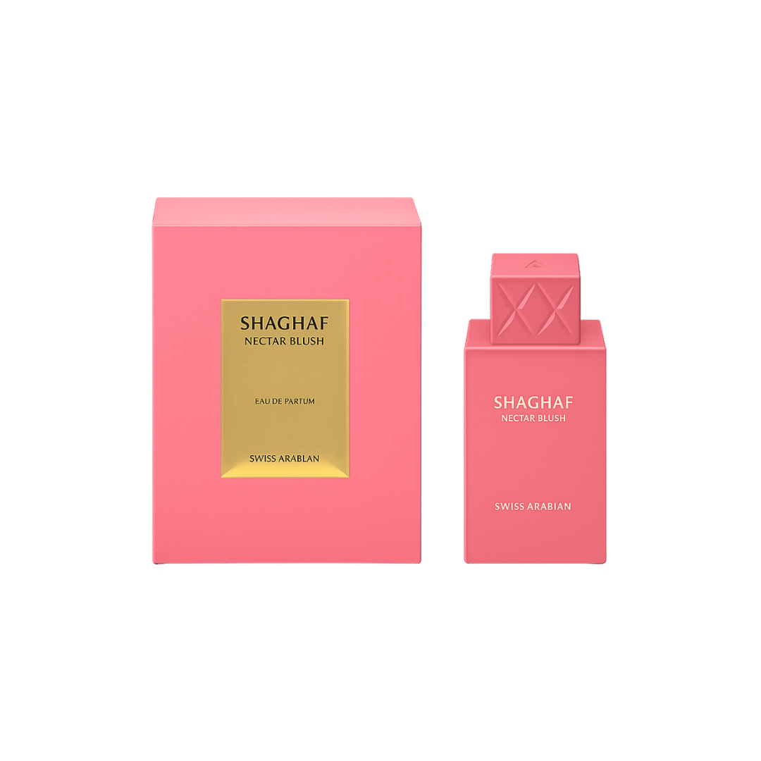 Swiss Arabian Shaghaf Nectar Blush Eau De Parfum For Unisex 2.5 Ounce