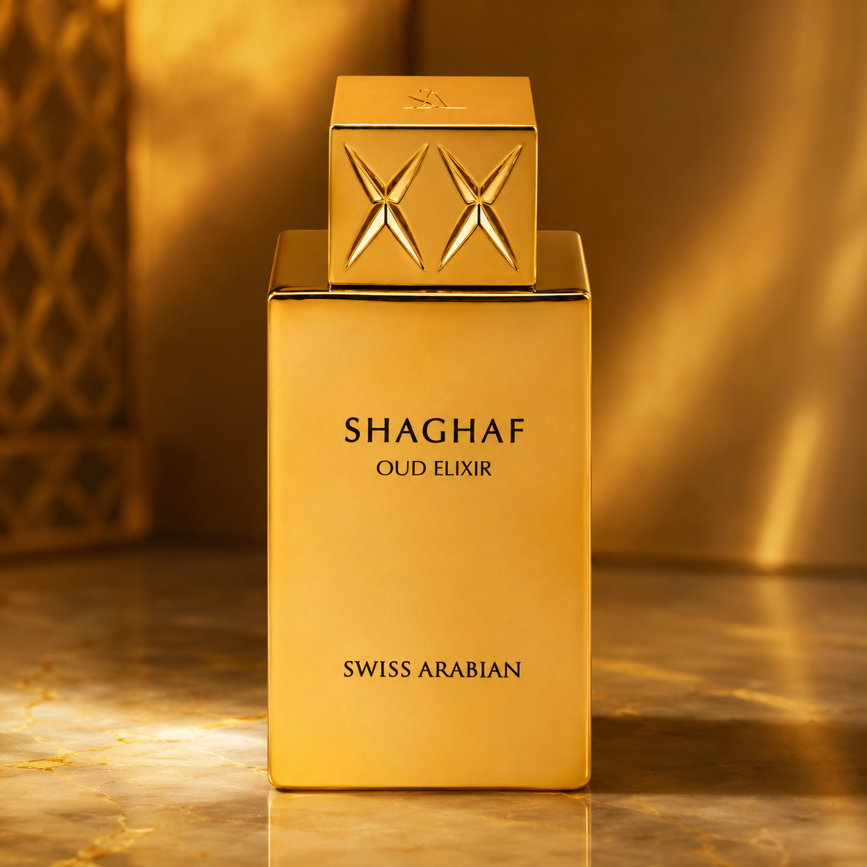 Swiss Arabian Shaghaf Oud Elixir Extrait De Parfum For Unisex 2.50 Ounce