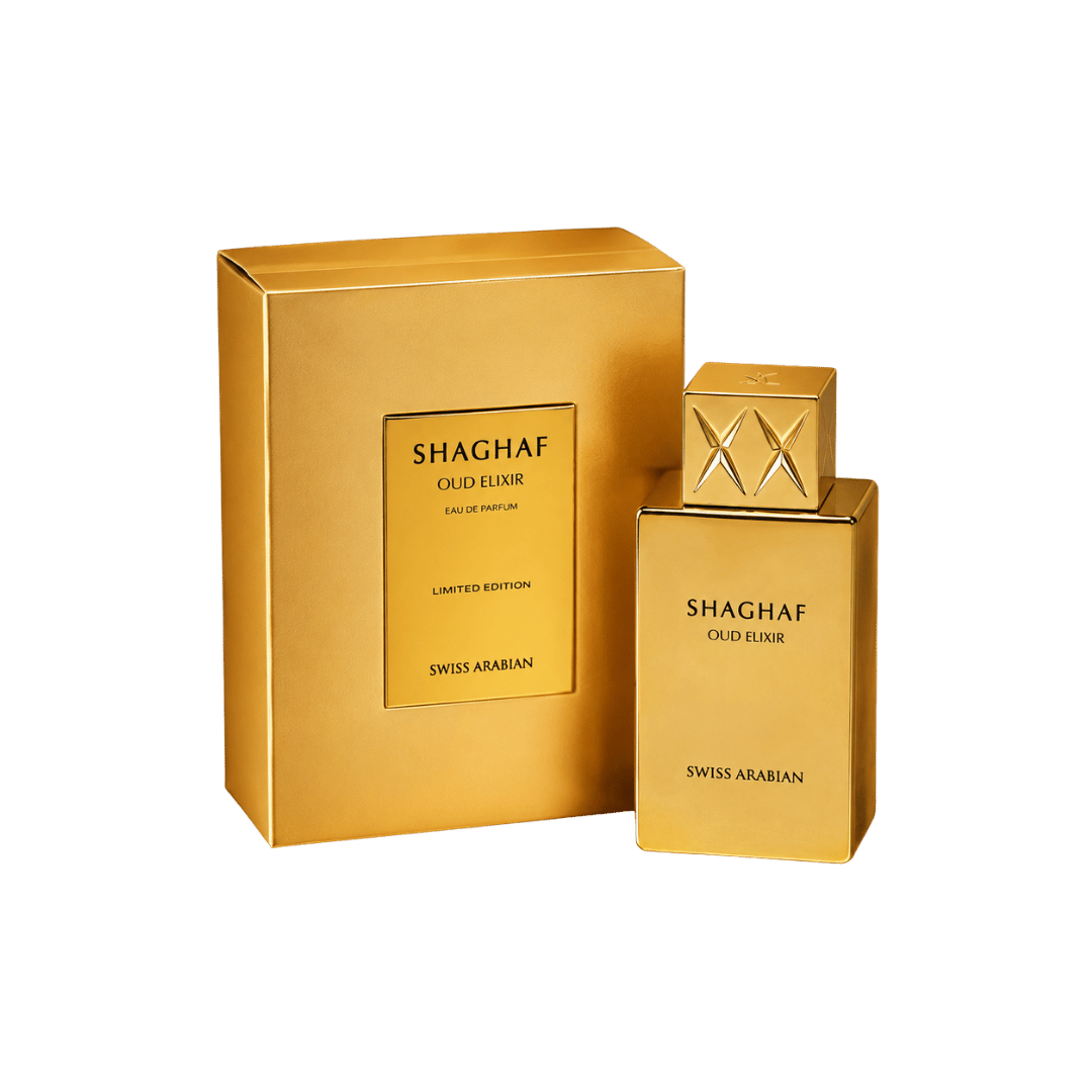 Swiss Arabian Shaghaf Oud Elixir Extrait De Parfum For Unisex 2.50 Ounce