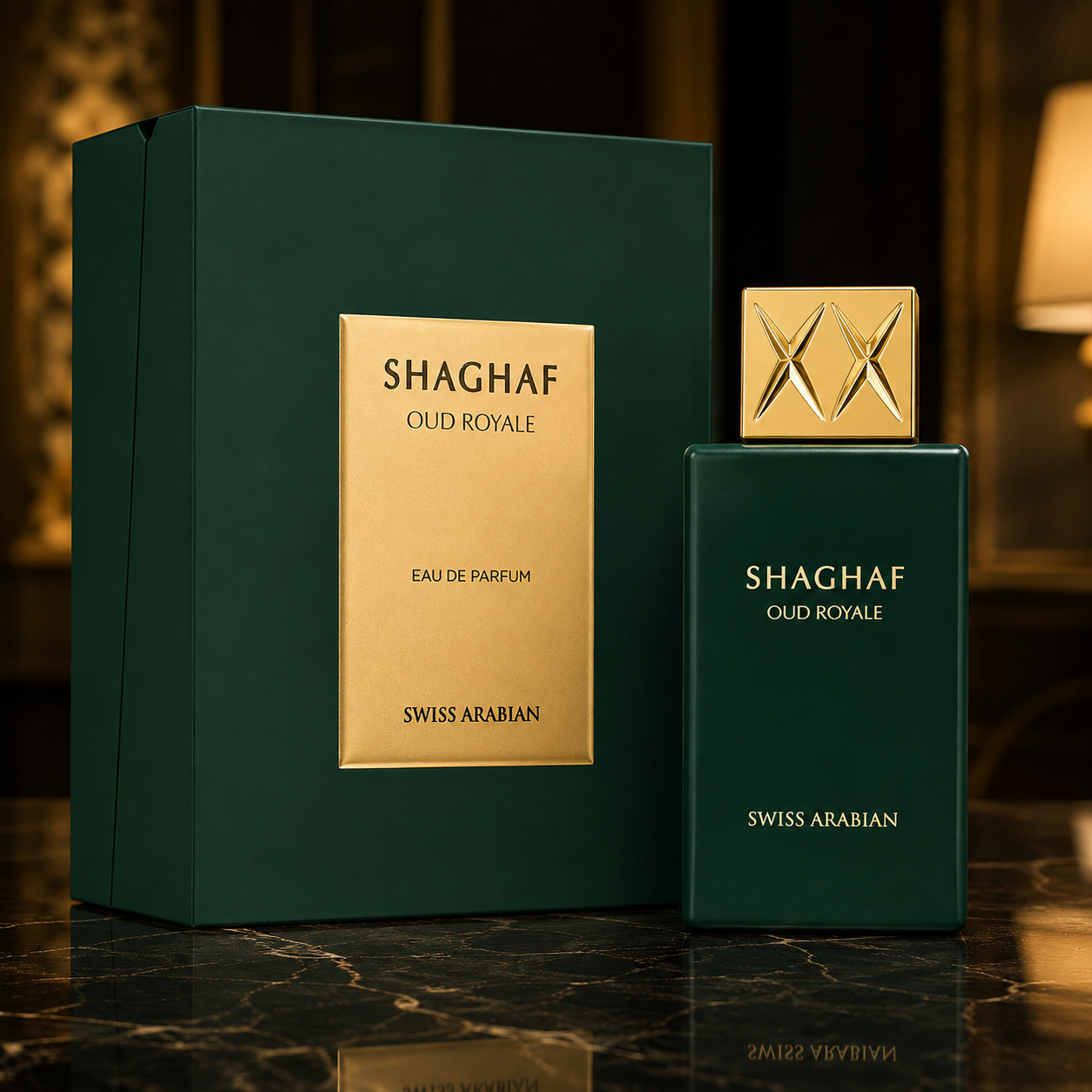 Swiss Arabian Shaghaf Oud Royale Extrait De Parfum For Unisex 2.50 Ounce