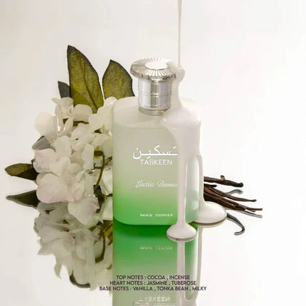Paris Corner Taskeen Lactea Divina for Unisex Eau De Parfum Spray, 3.4 Ounce