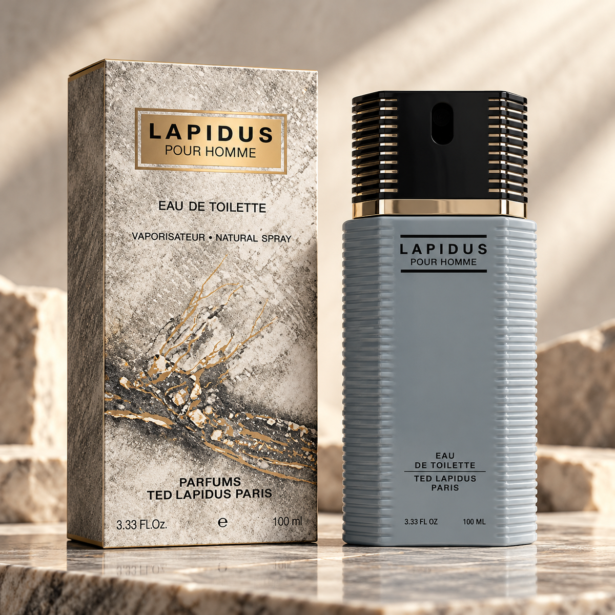 Ted Lapidus Eau de Toilette for Men 3.33 Ounce
