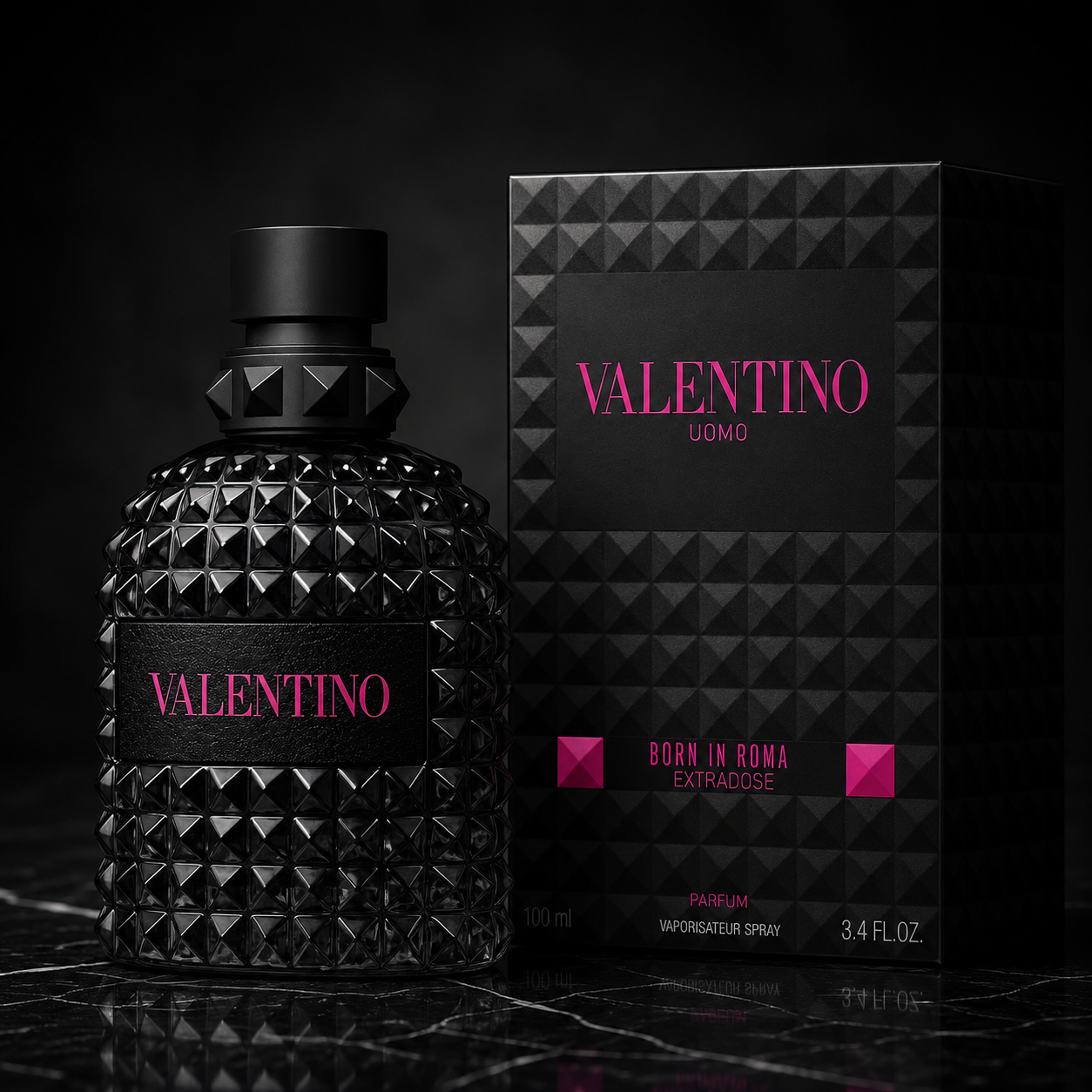 Valentino Uomo Born in Roma Extradose Parfum for Men 3.40 Ounce