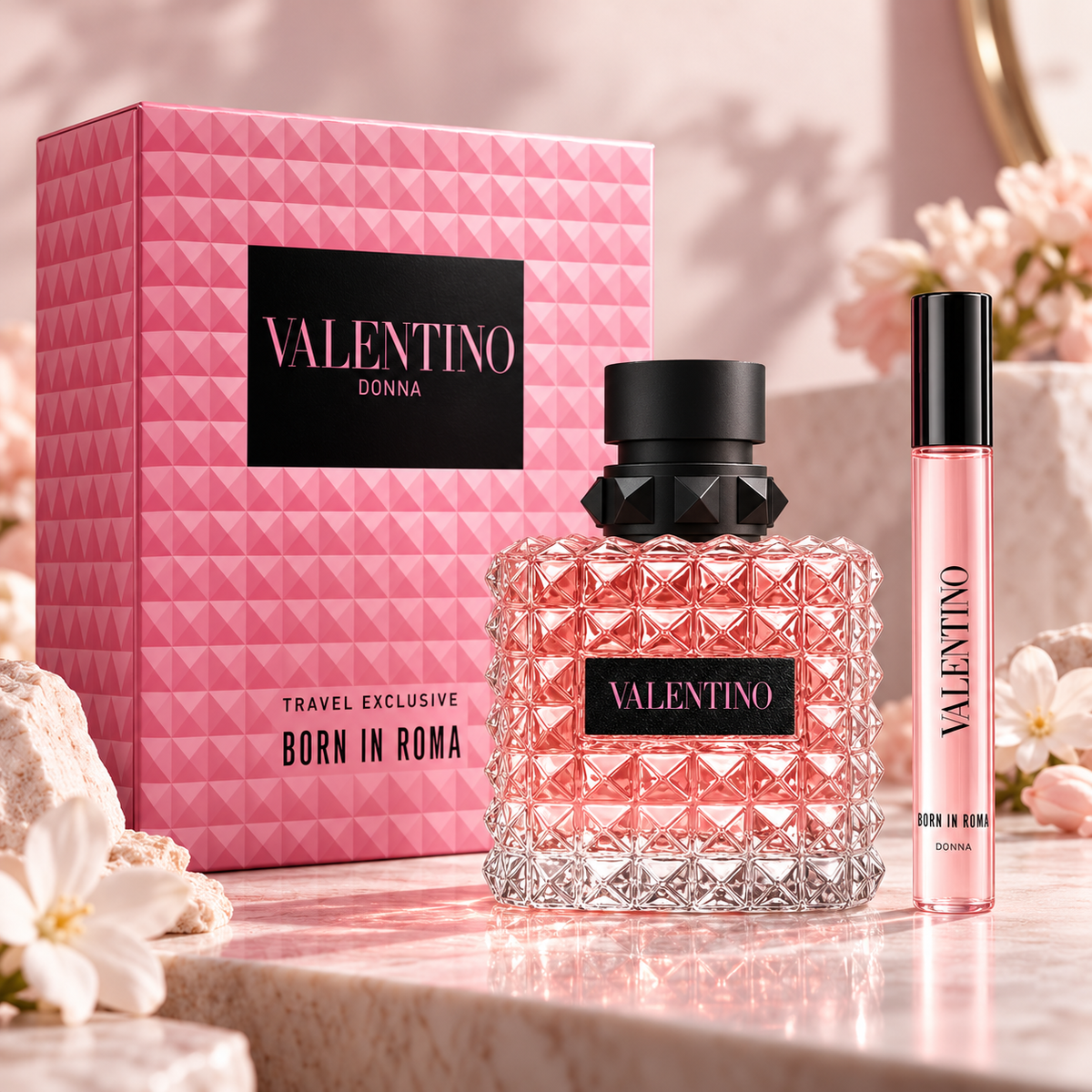 Valentino Donna Born in Roma 2-Piece Travel Set for Women