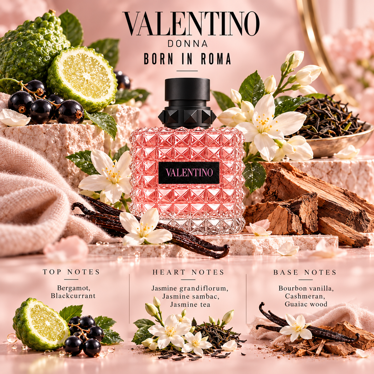 Valentino Donna Born in Roma 2-Piece Travel Set for Women