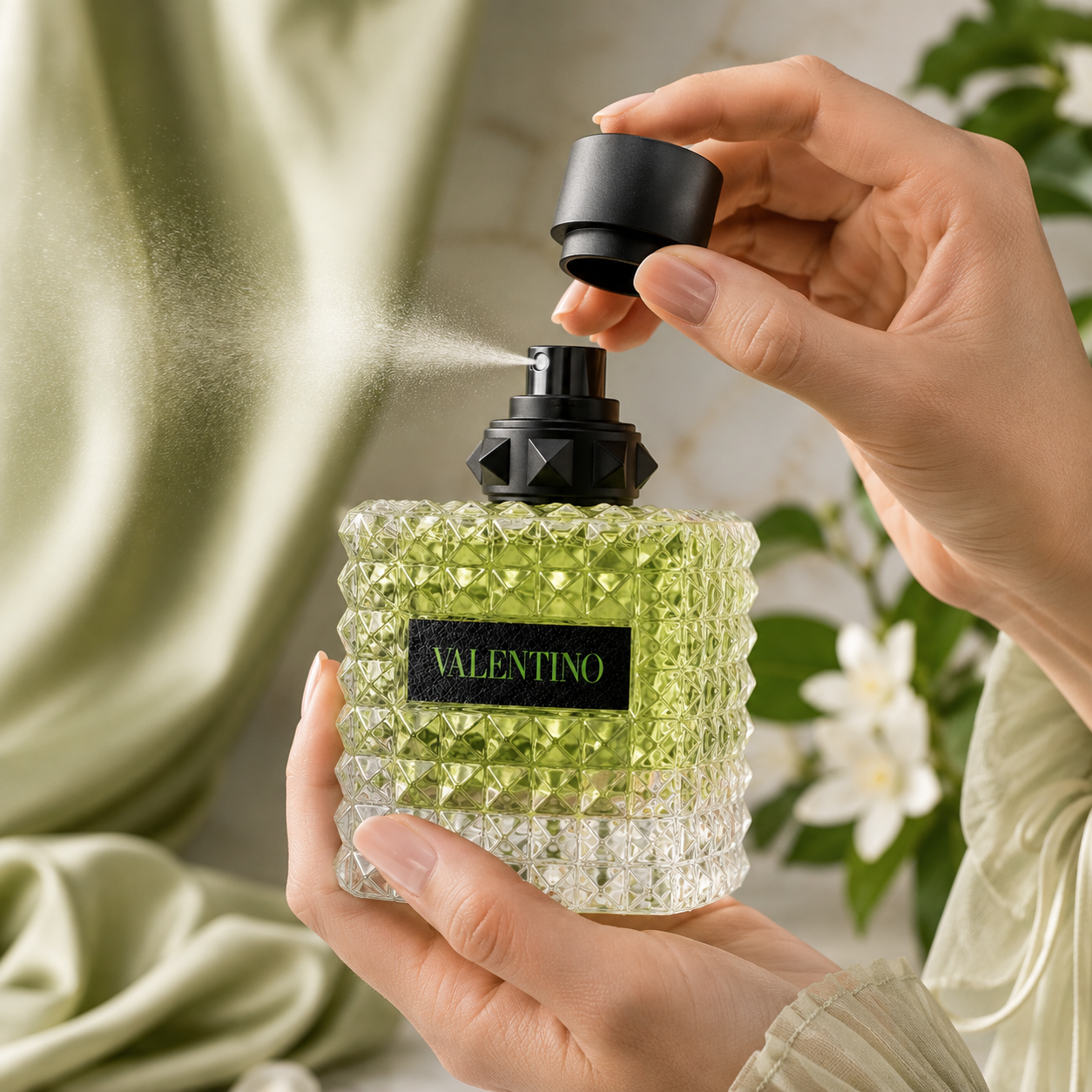 Valentino Donna Born in Roma Green Stravaganza Eau de Parfum for Women 1.70 Ounce