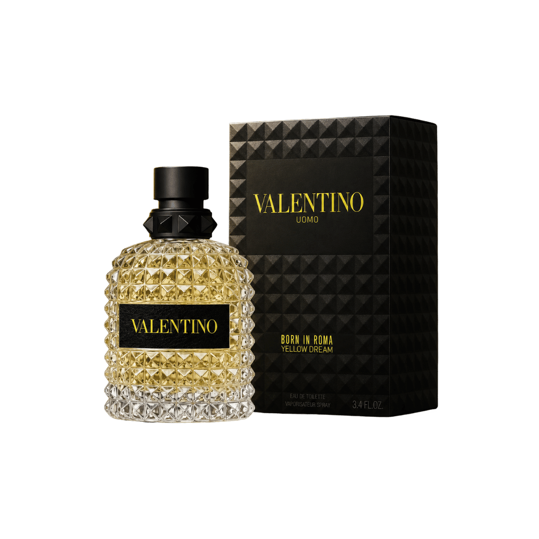 Valentino Uomo Born in Roma Yellow Dream Eau de Toilette for Men 3.40 Ounce