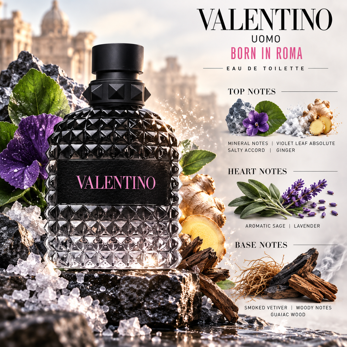 Valentino Uomo Born in Roma Eau de Toilette for Men, image 5