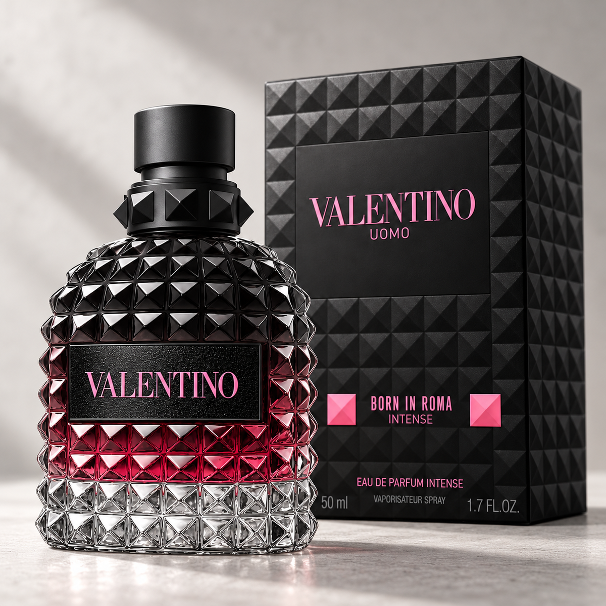 Valentino Uomo Born in Roma Intense Eau de Parfum for Men 1.7 Ounce