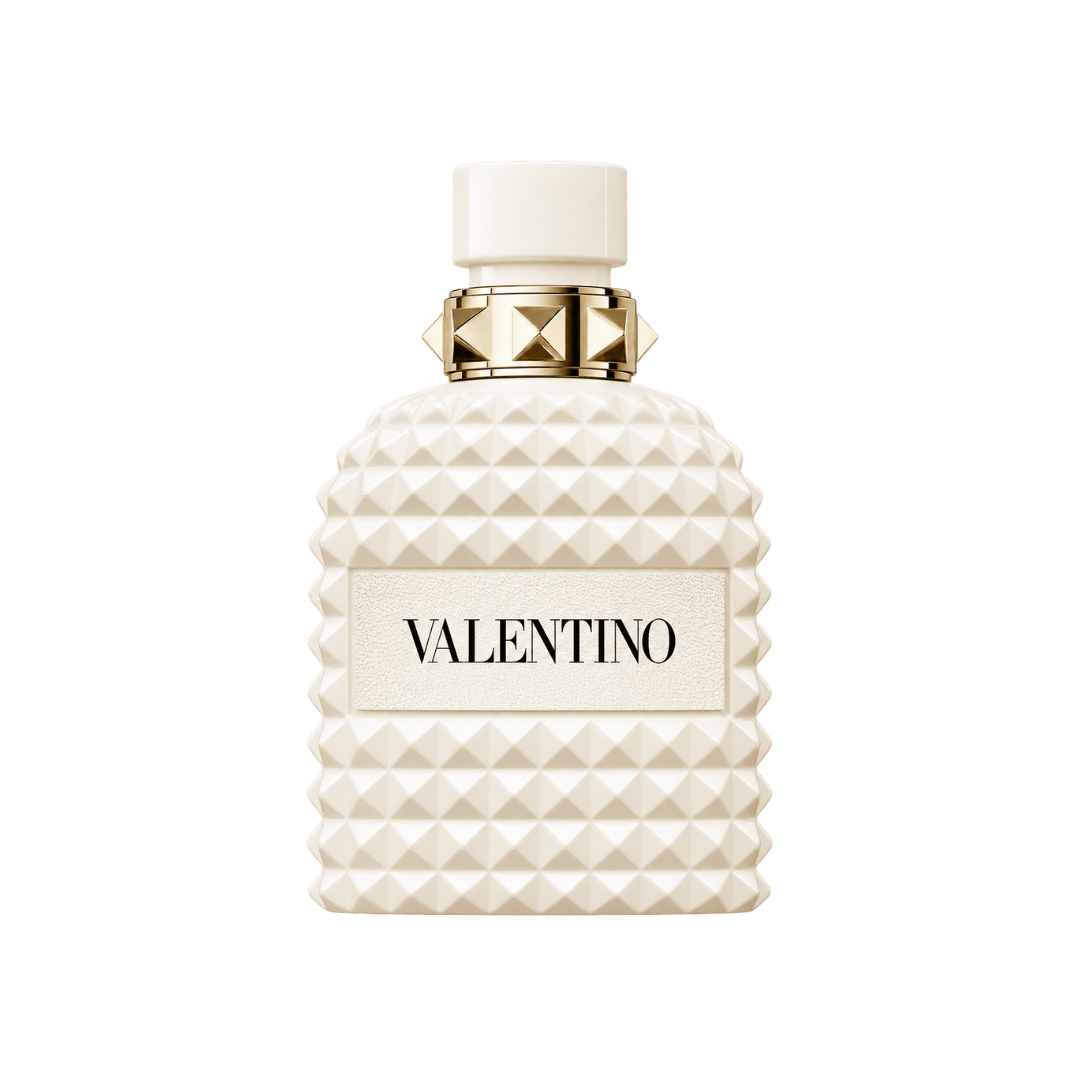 Valentino Uomo Born in Roma Ivory Eau de Toilette for Men 3.4 Ounce