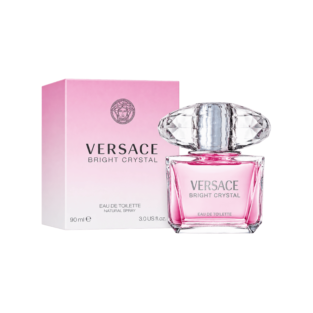 Versace Bright Crystal Eau de Toilette for Women, 3.0 Ounce