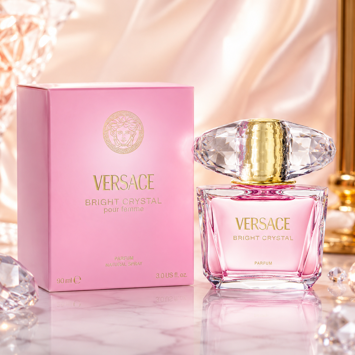 Versace Bright Crystal Parfum for Women 3.0 Ounce