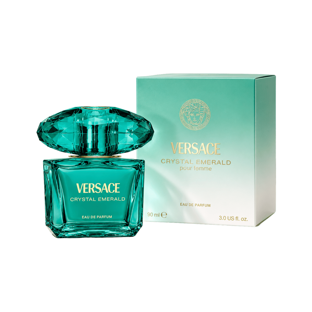 Versace Crystal Emerald Eau de Parfum for Women, 3.0 Ounce