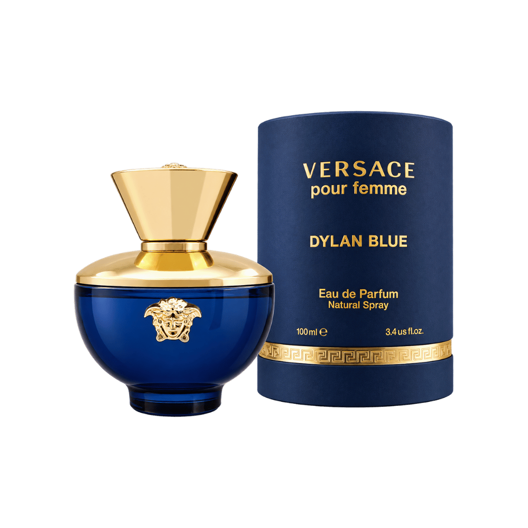 Versace Dylan Blue Pour Femme Eau de Parfum for Women, 3.4 Ounce