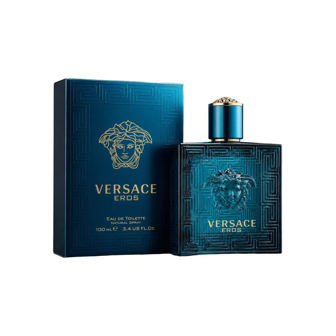 Versace Eros Eau de Toilette for Men 3.4 Ounce