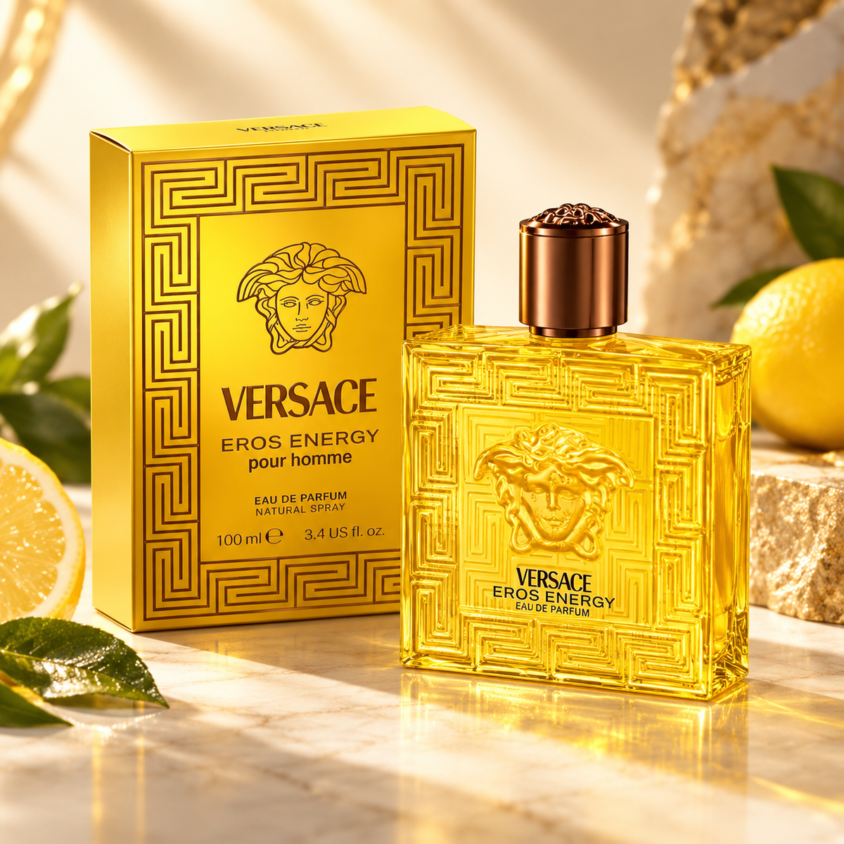 Versace Eros Energy Eau de Parfum for Men, 3.4 Ounce