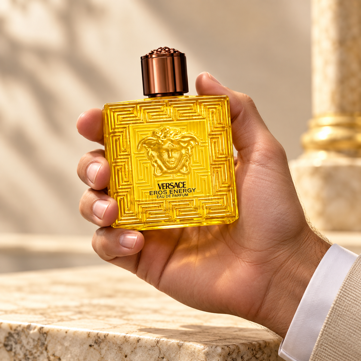 Versace Eros Energy Eau de Parfum for Men, 3.4 Ounce