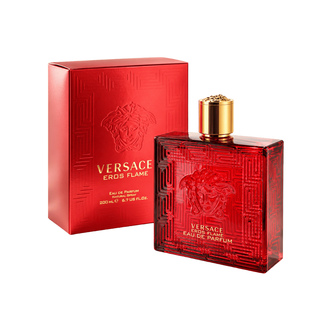Versace Eros Flame Eau de Parfum for Men, 6.8 Ounce