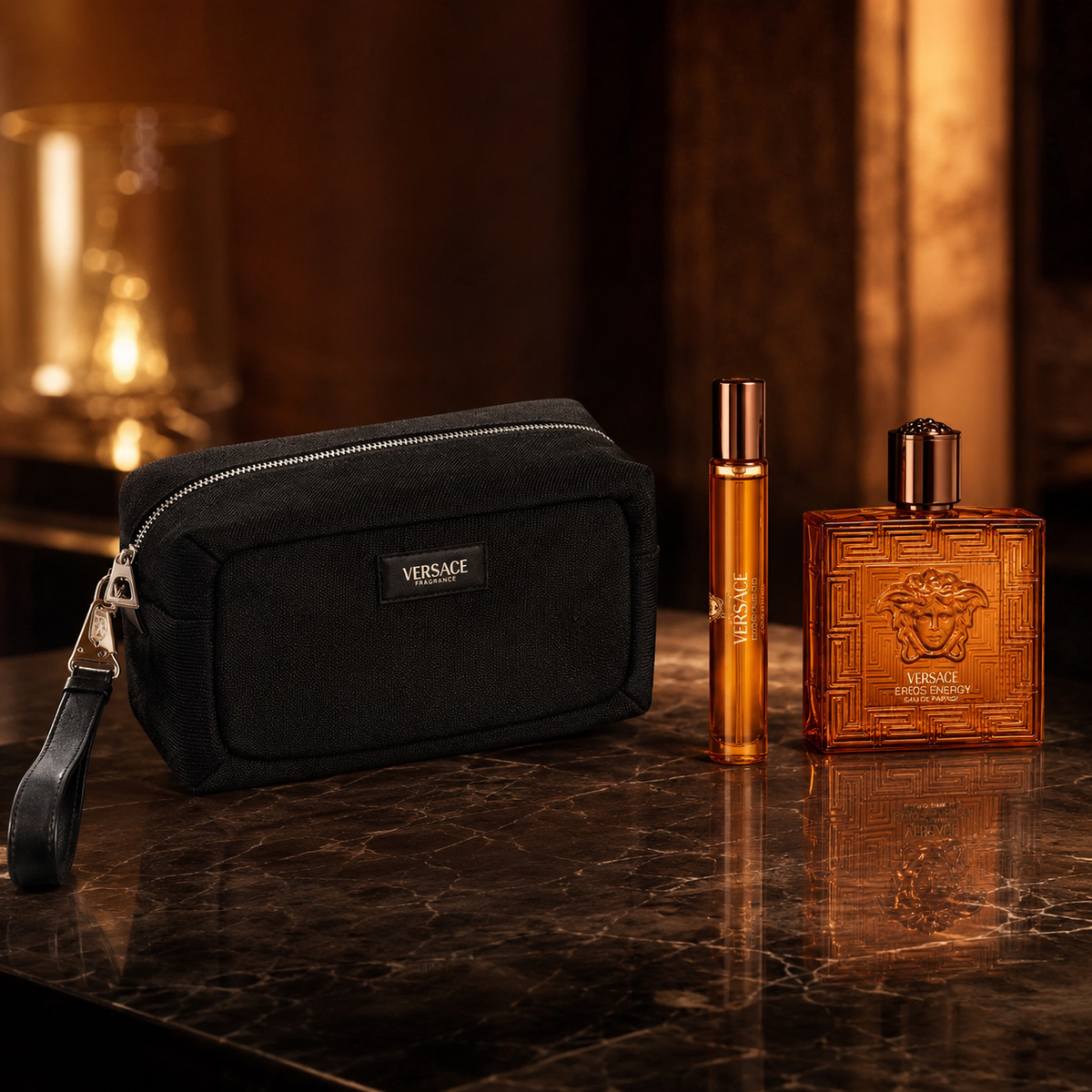 Versace Eros Najim Parfum 3-Piece Gift Set for Men
