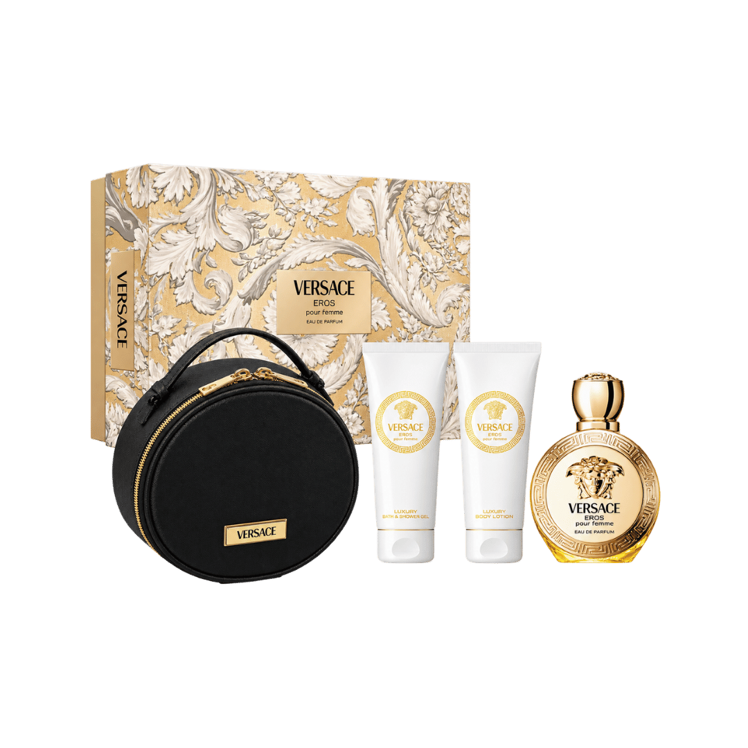 Versace Eros Pour Femme 4-Piece Gift Set for Women