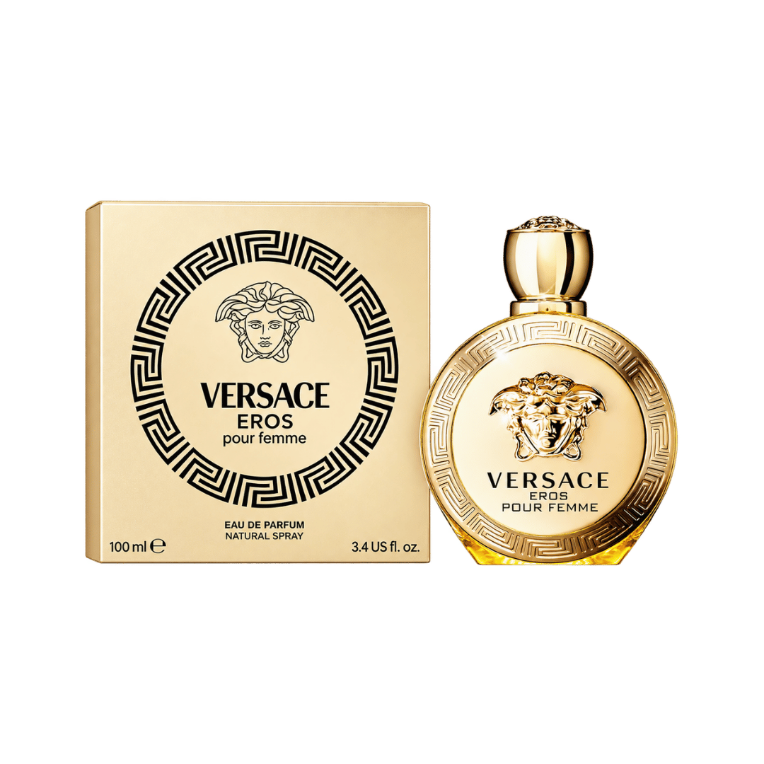Versace Eros Pour Femme Eau de Parfum for Women, 3.4 Ounce