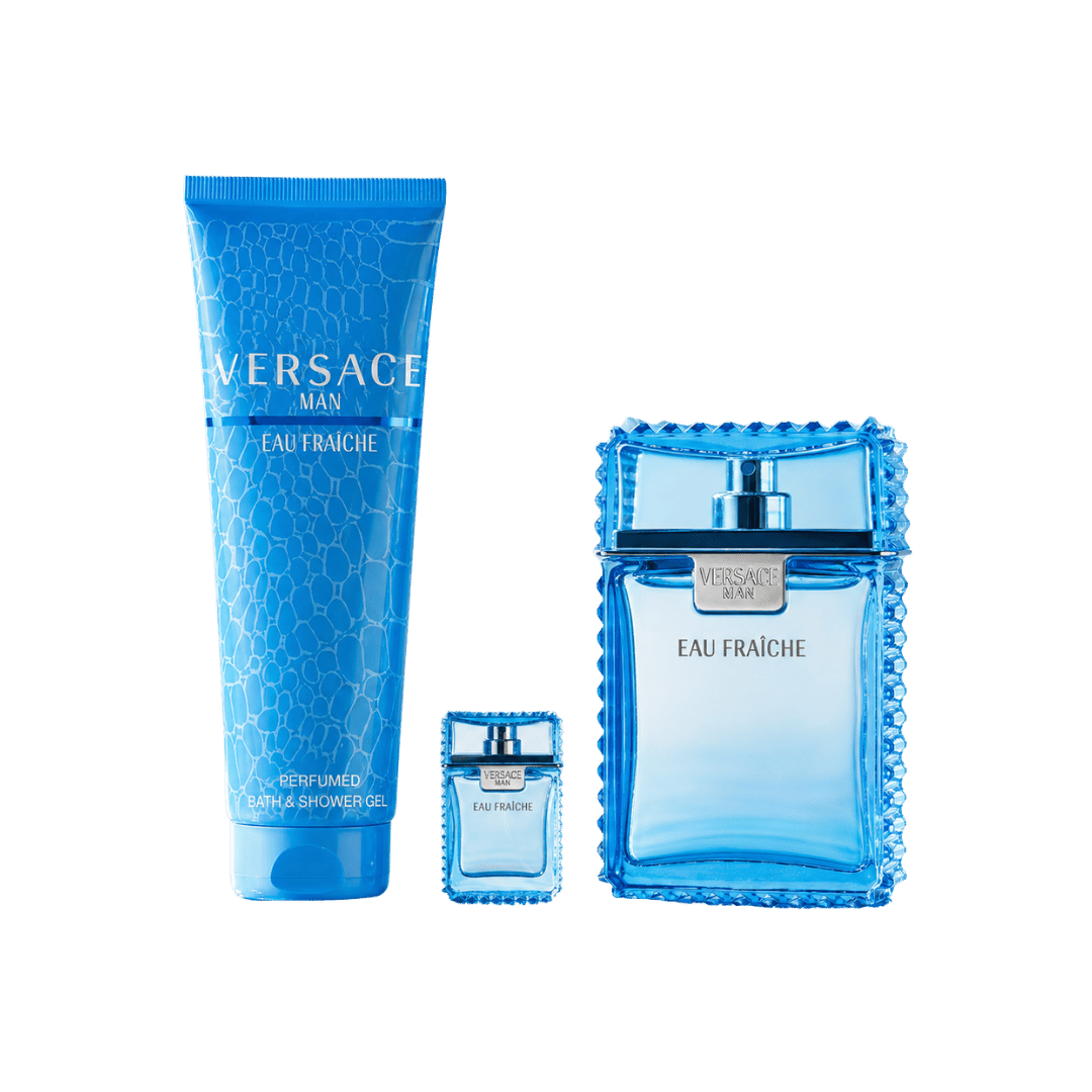 Versace Man Eau Fraiche Extreme 3-Piece Gift Set for Men