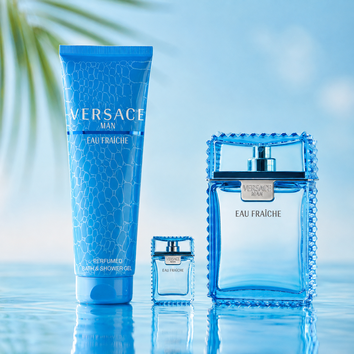 Versace Man Eau Fraiche Extreme 3-Piece Gift Set for Men