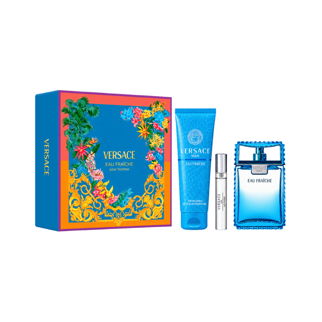 Versace Man Eau Fraiche Extreme 3-Piece Gift Set for Men