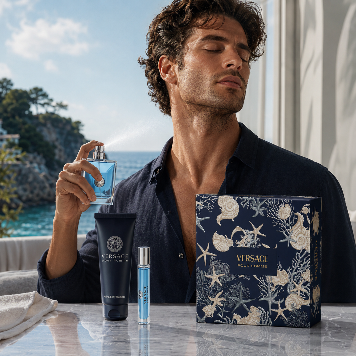 Versace Pour Homme 3-Piece Gift Set for Men