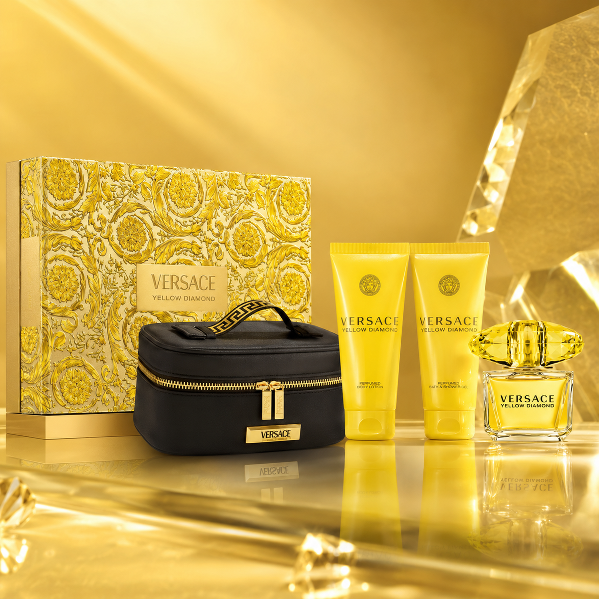 Versace Yellow Diamond 4-Piece Gift Set for Women