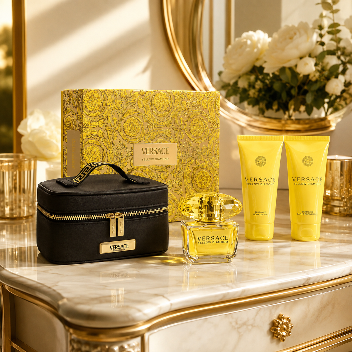 Versace Yellow Diamond 4-Piece Gift Set for Women