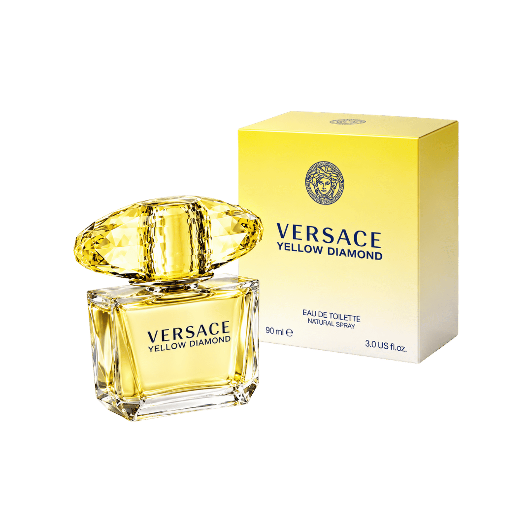 Versace Yellow Diamond Eau de Toilette for Women, 3.0 Ounce