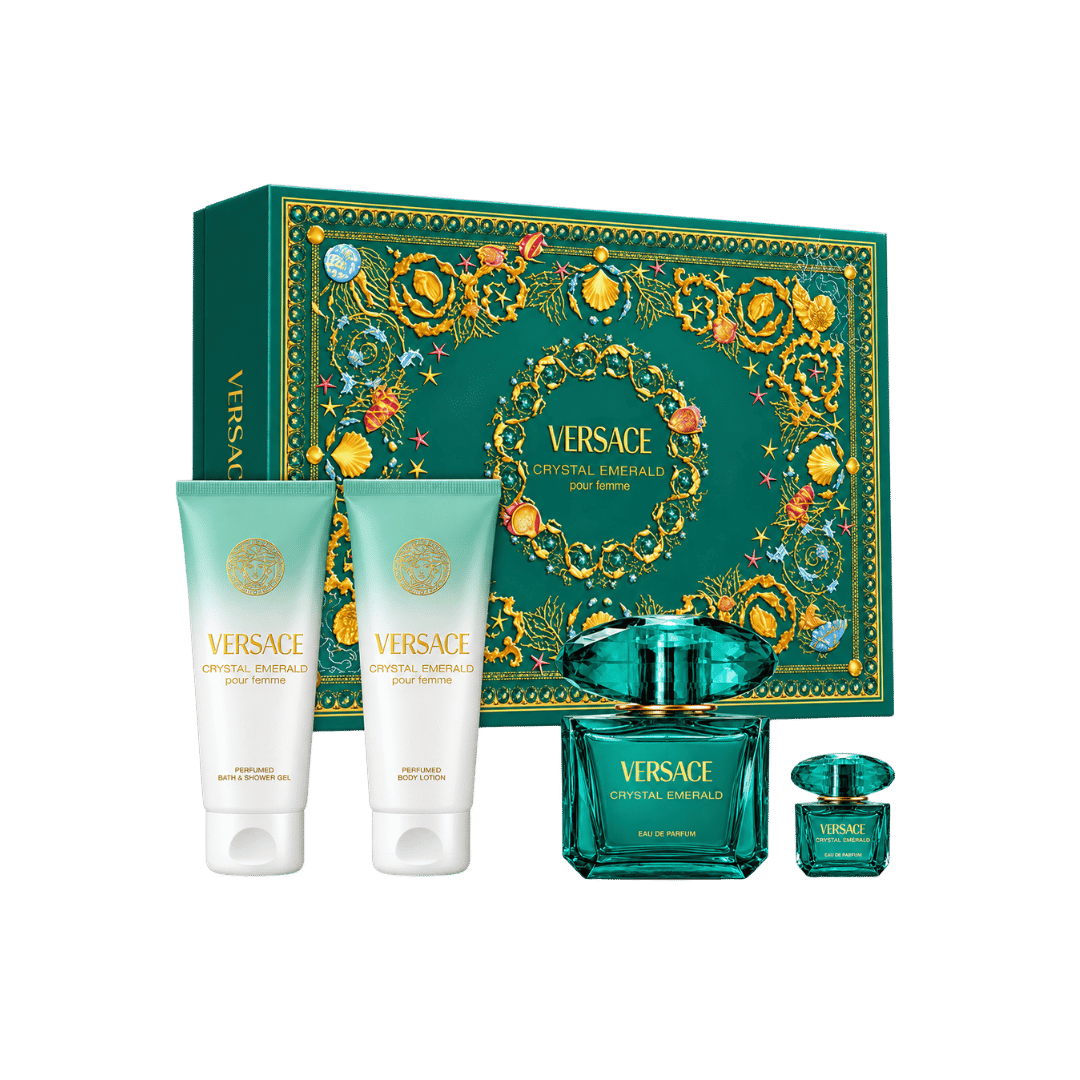 Versace Crystal Emerald 4-Piece Gift Set for Women