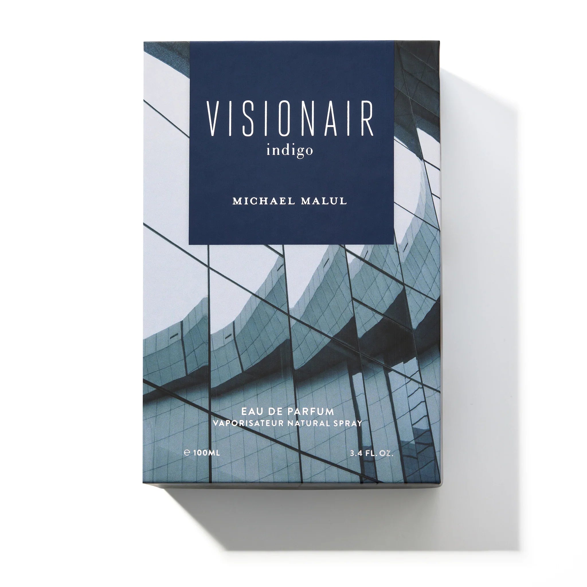 Michael Malul Visionair Indigo Eau de Parfum for Men 3.4 Ounce