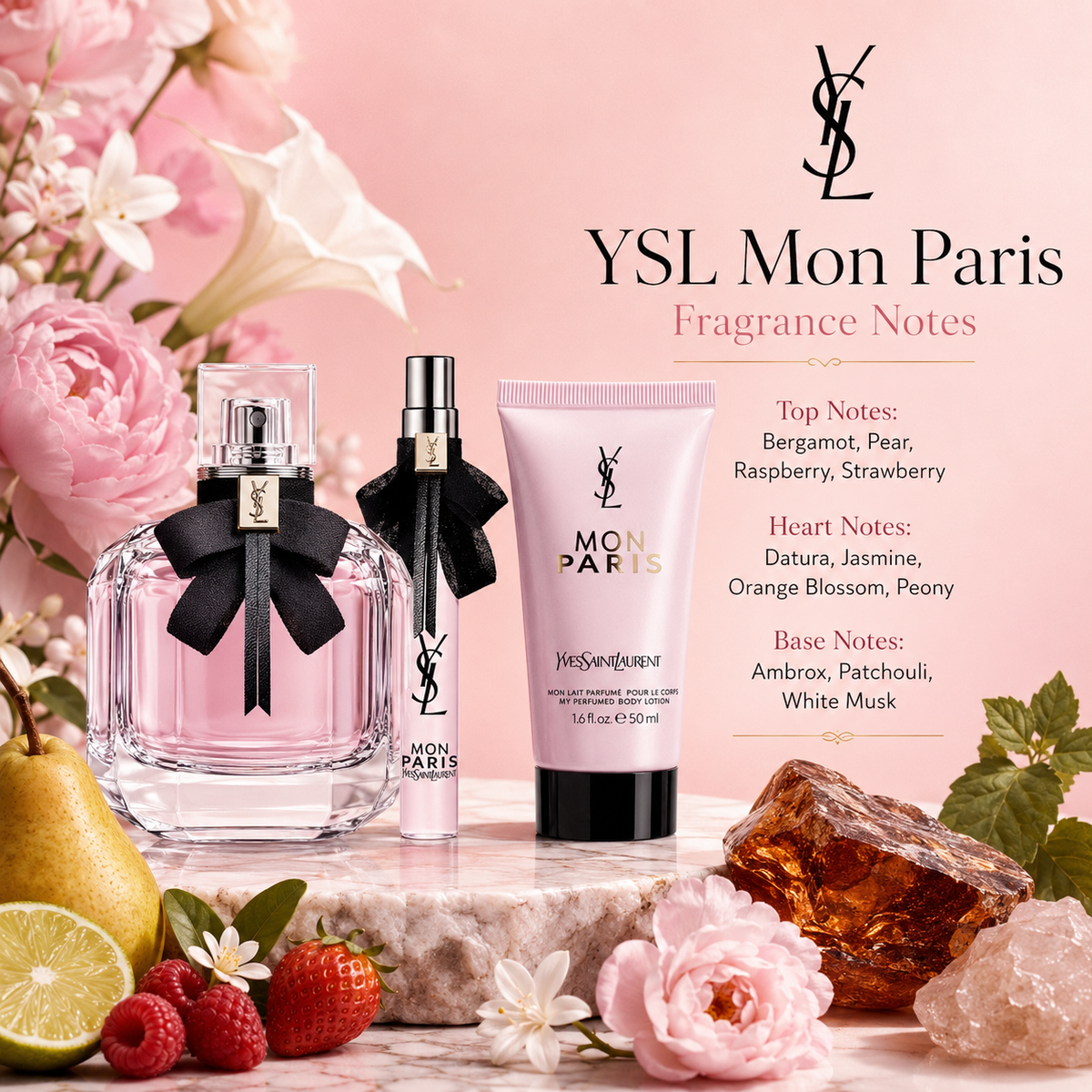 Yves Saint Laurent Mon Paris 3-Piece Gift Set for Women